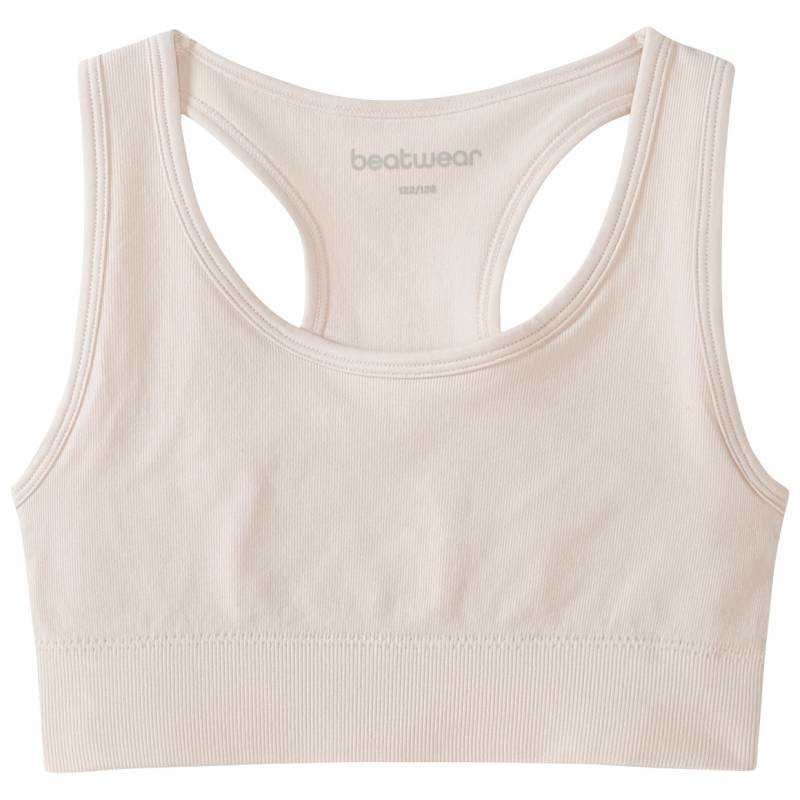 Mädchen Sport-Bustier mit Rippstruktur von Yigga