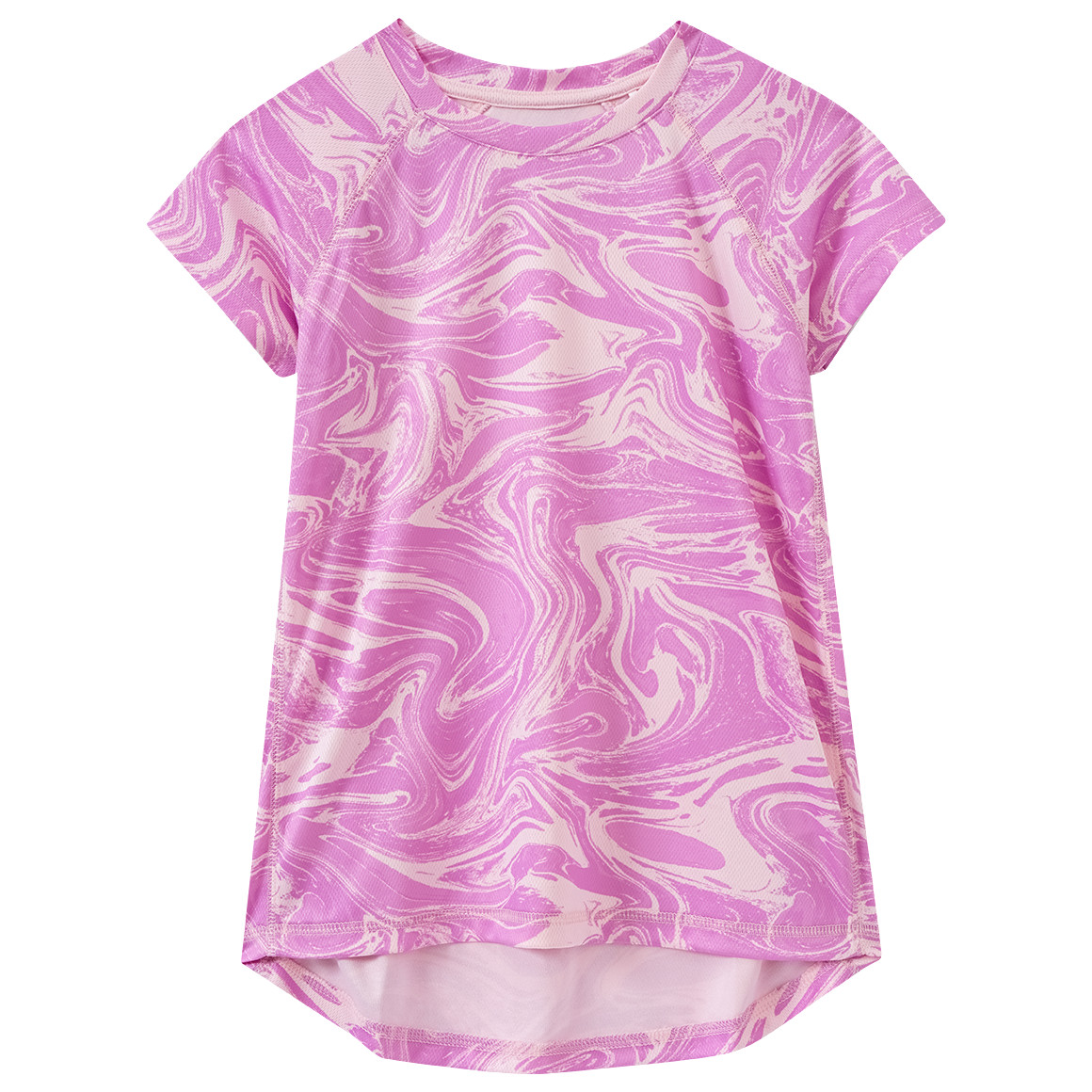 Mädchen Sport-T-Shirt mit Allover-Muster von Yigga