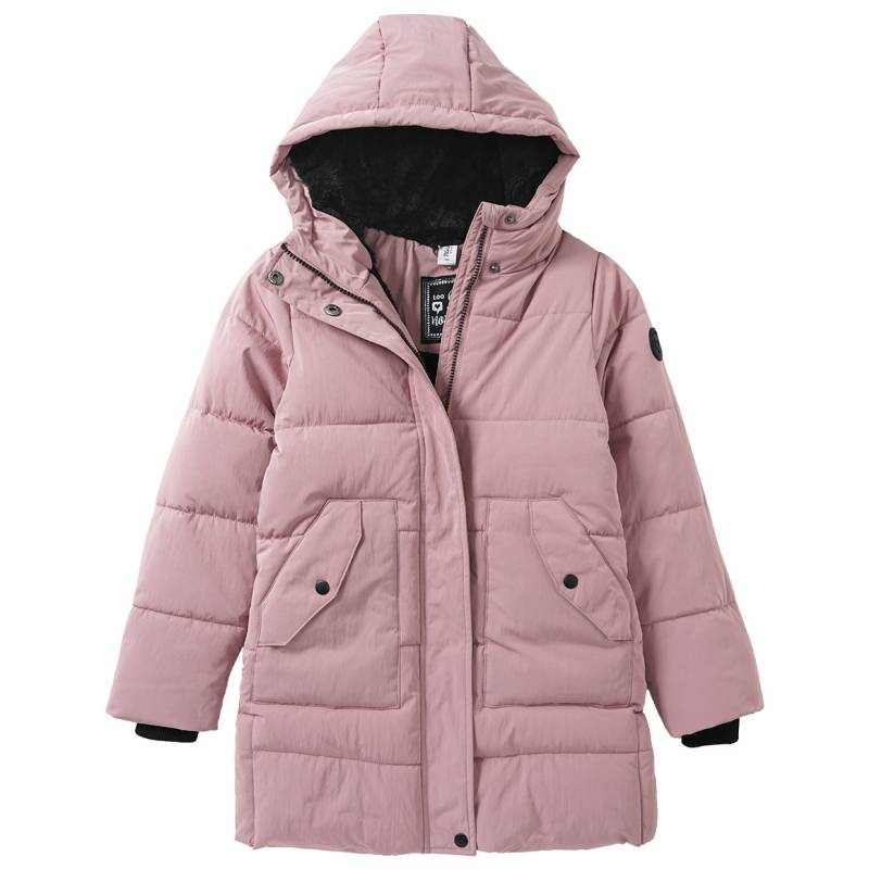 Mädchen Steppjacke mit Kuschelkapuze von Yigga