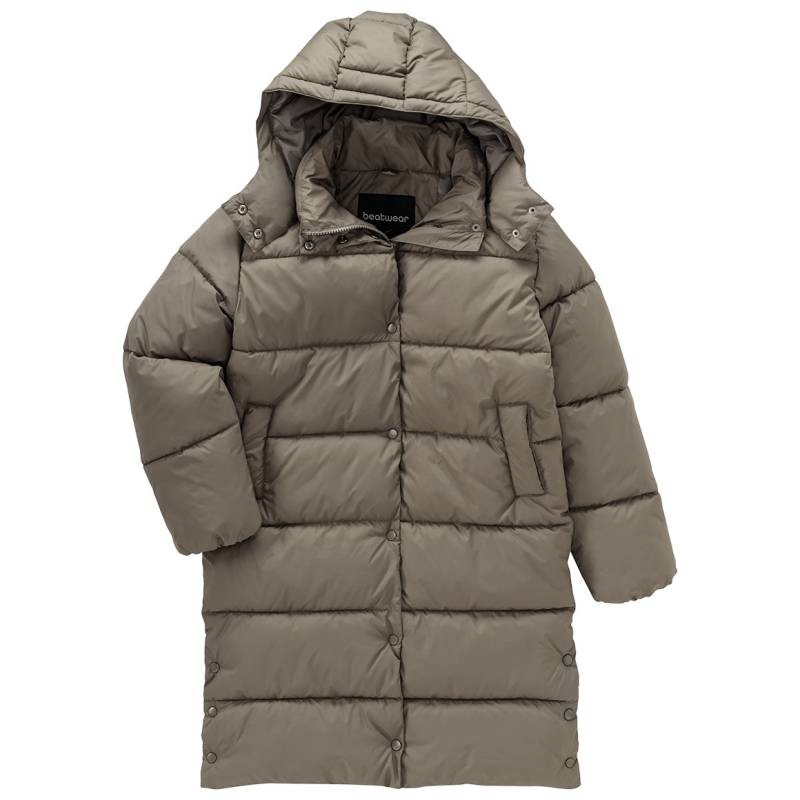 Mädchen Steppmantel mit abnehmbarer Kapuze von Yigga