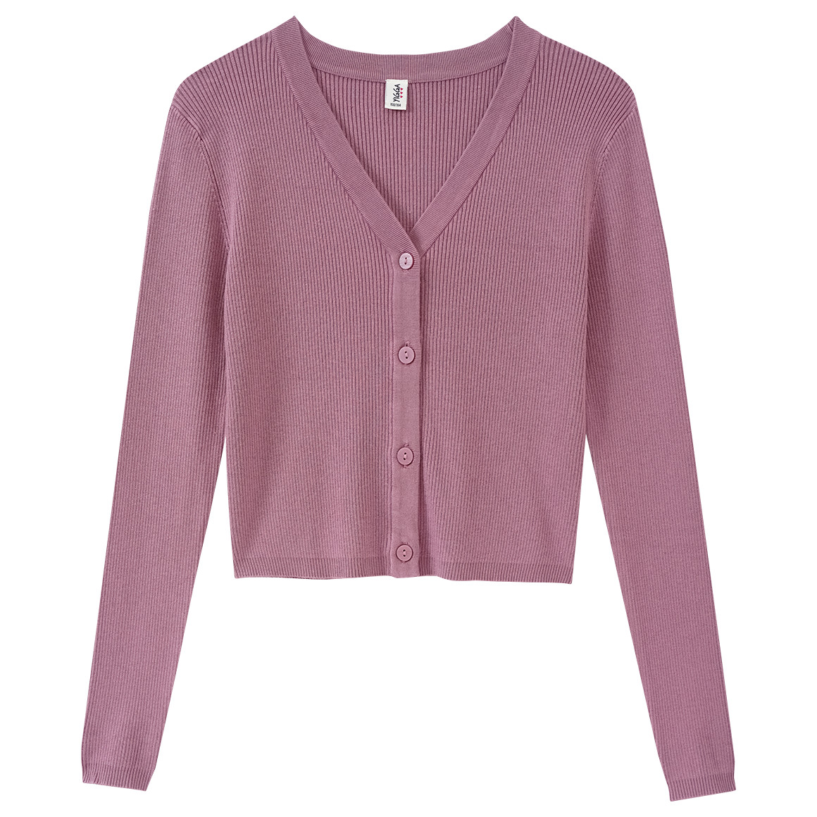 Mädchen Strickjacke unifarben von Yigga