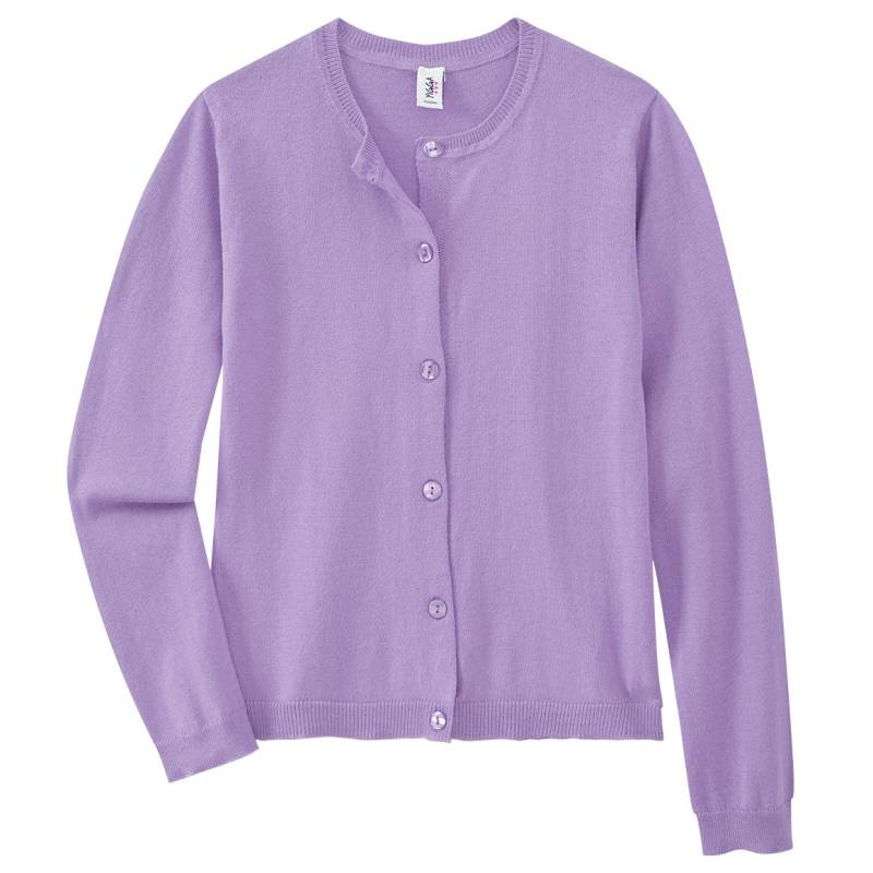 Mädchen Strickjacke unifarben von Yigga