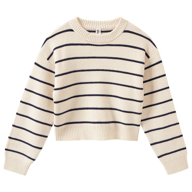 Mädchen Strickpullover mit Streifen von Yigga