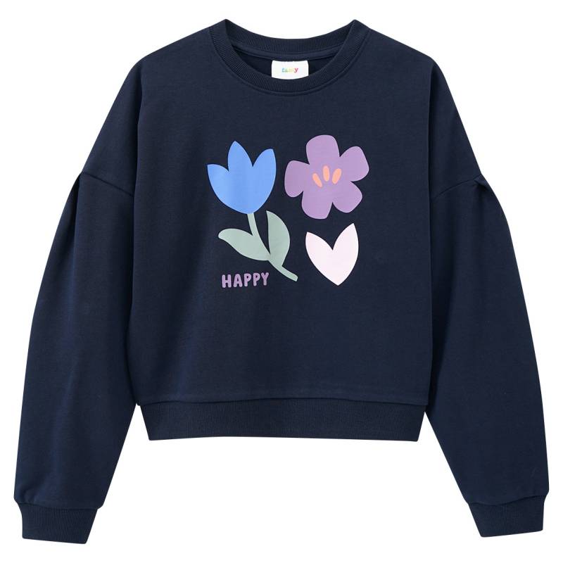 Mädchen Sweatshirt mit Blumen-Print von Yigga