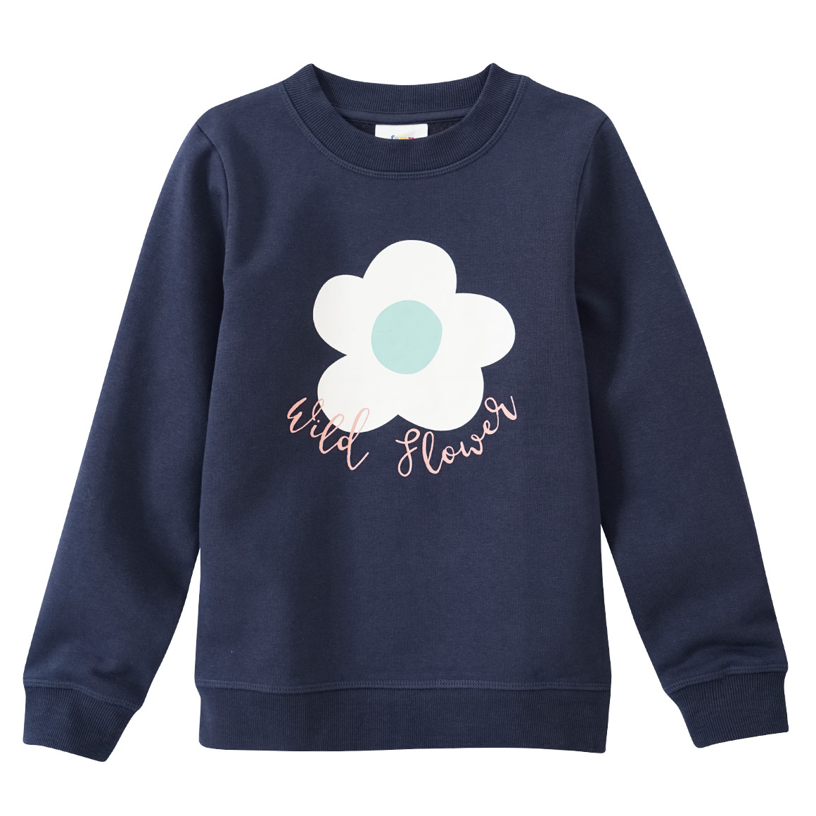 Mädchen Sweatshirt mit Blumen-Print von Yigga