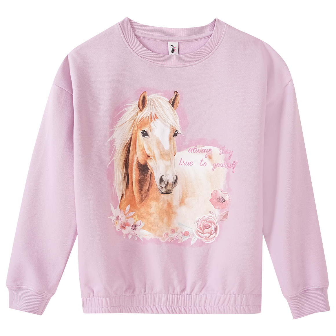 Mädchen Sweatshirt mit Pferde-Motiv Mädchen Sweatshirt mit Pferde-Motiv von Yigga