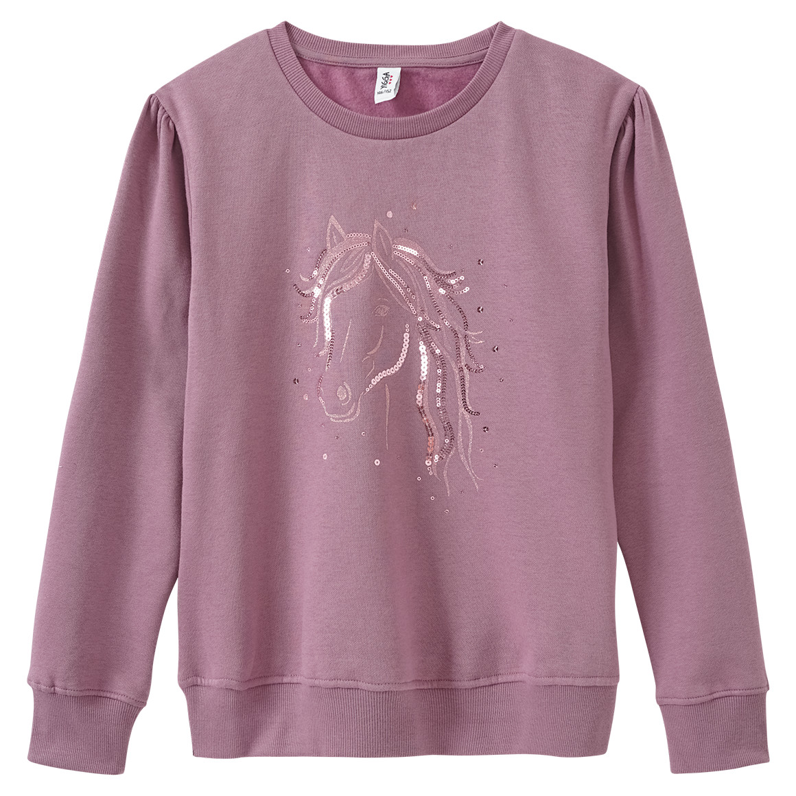Mädchen Sweatshirt mit Pferde-Motiv von Yigga