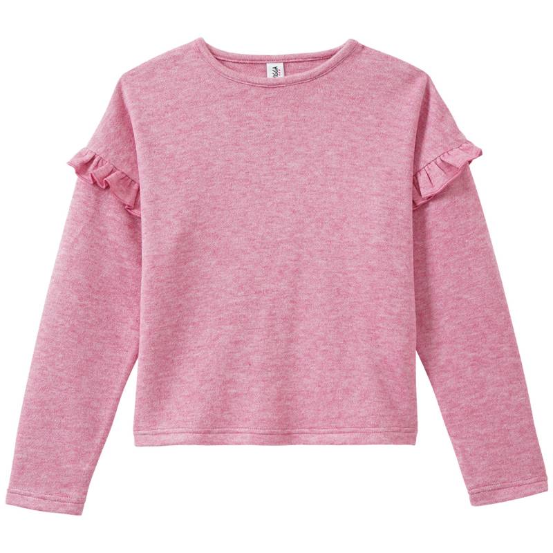 Mädchen Sweatshirt mit Rüschen von Yigga