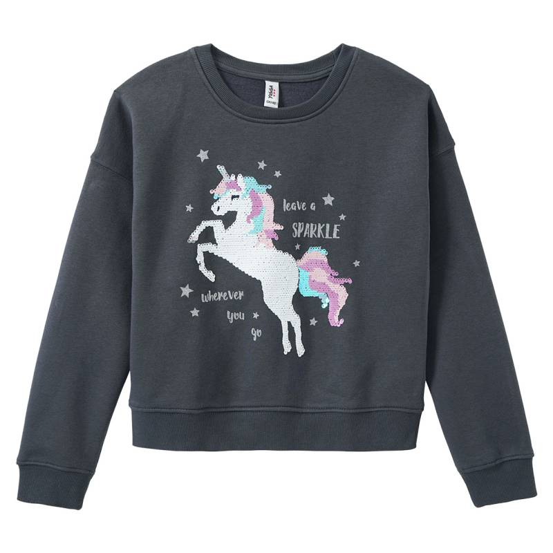 Mädchen Sweatshirt mit Wendepailletten von Yigga