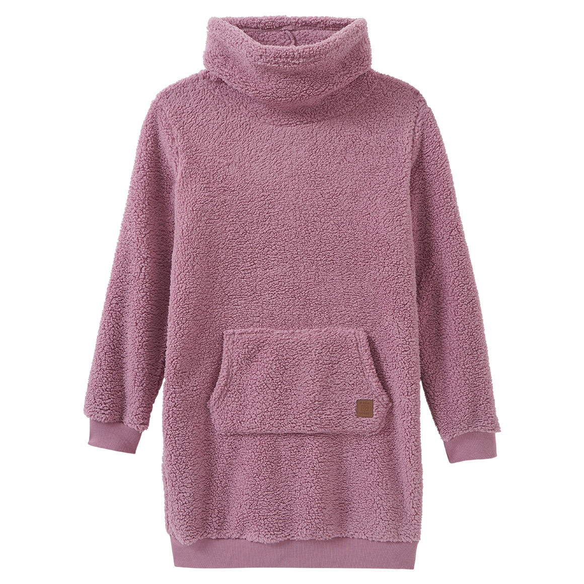 Mädchen Teddy-Kleid mit Schalkragen von Yigga