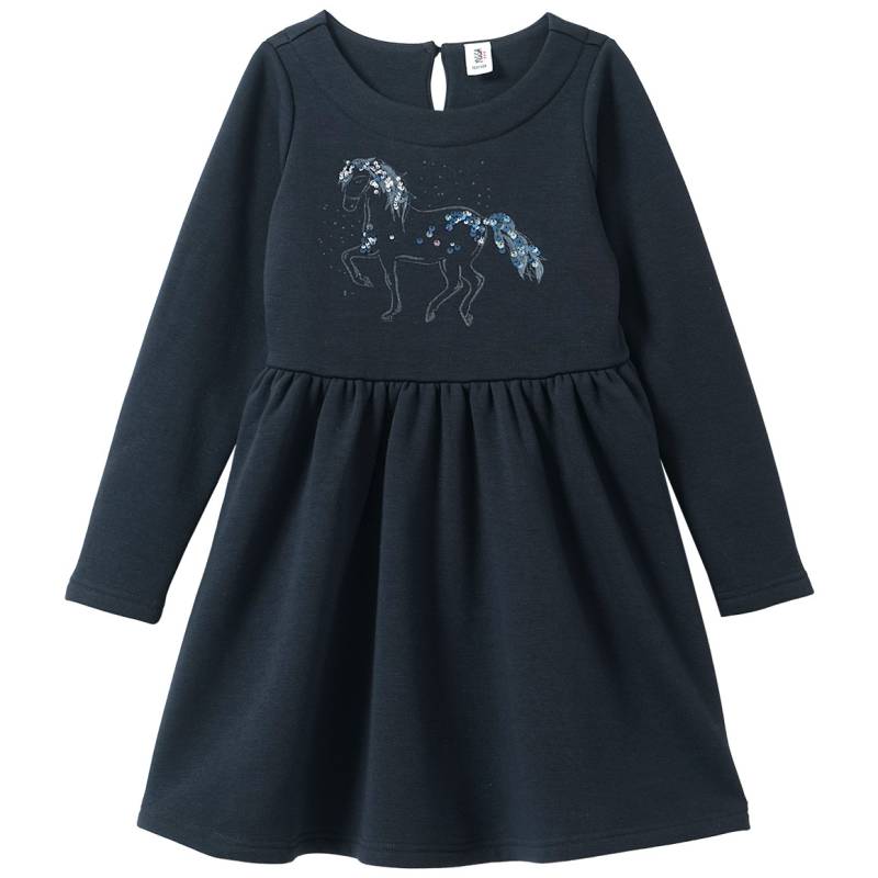 Mädchen Thermo-Kleid mit Pferde-Print von Yigga