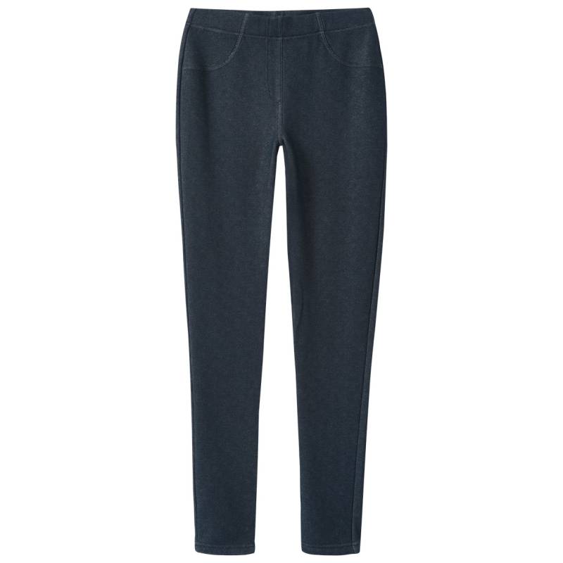 Mädchen Thermo-Leggings in Denim-Optik von Yigga