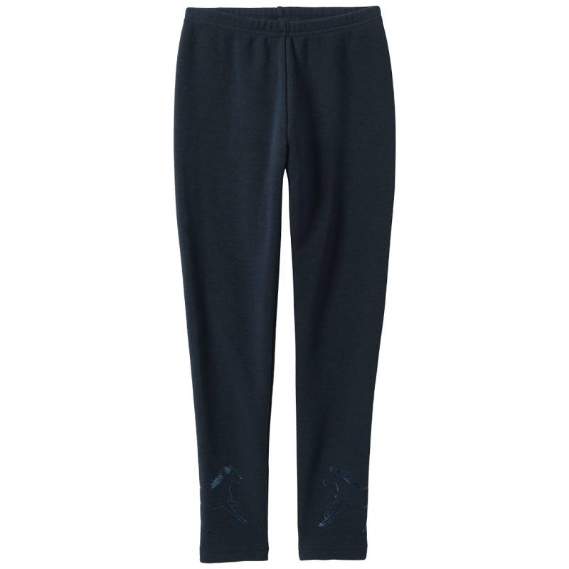 Mädchen Thermo-Leggings mit Pferde-Print von Yigga