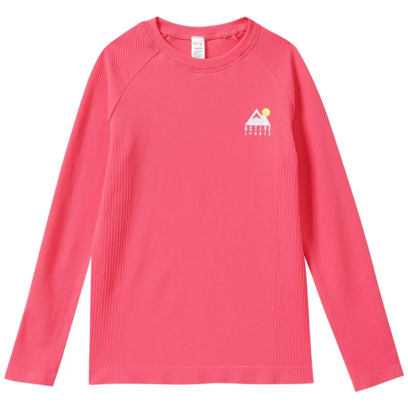 Mädchen Thermo-Shirt in Seamless-Optik von Yigga