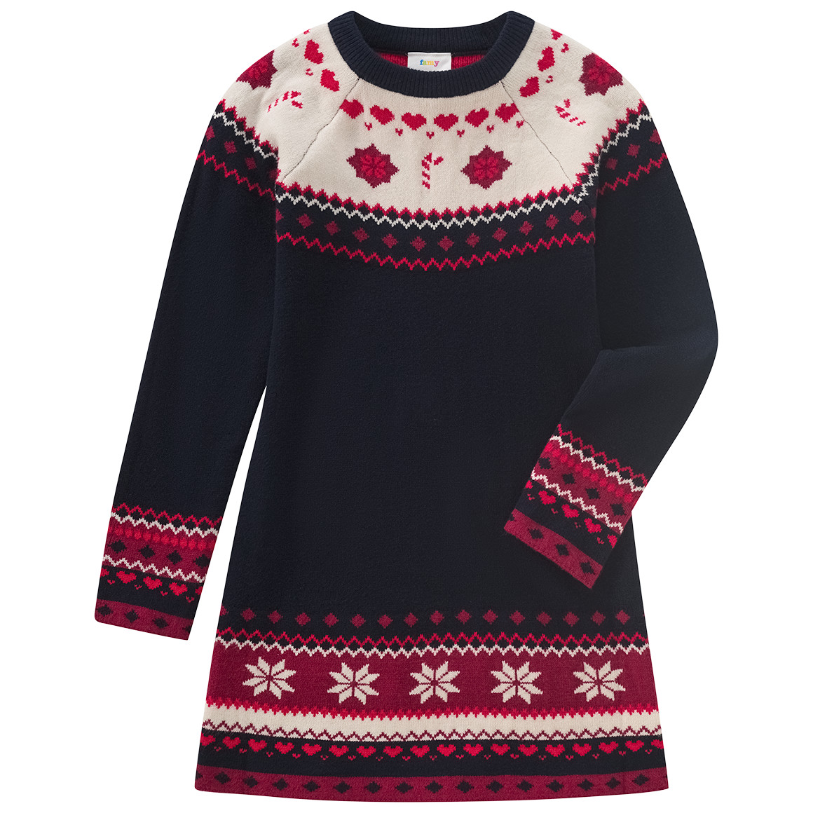 Mädchen Weihnachtskleid im Norweger-Style von Yigga