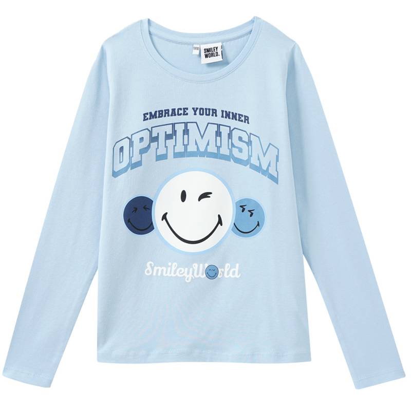 SmileyWorld Langarmshirt mit Front-Print von Yigga