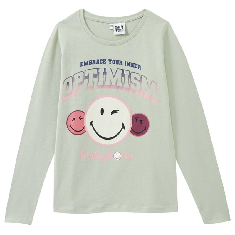 SmileyWorld Langarmshirt mit Front-Print von Yigga