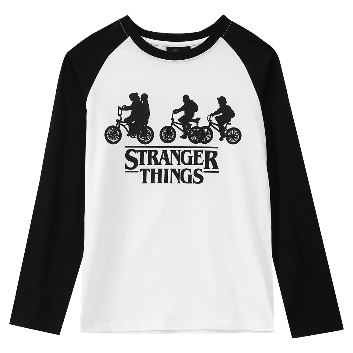 Stranger Things Langarmshirt mit großem Print von Yigga
