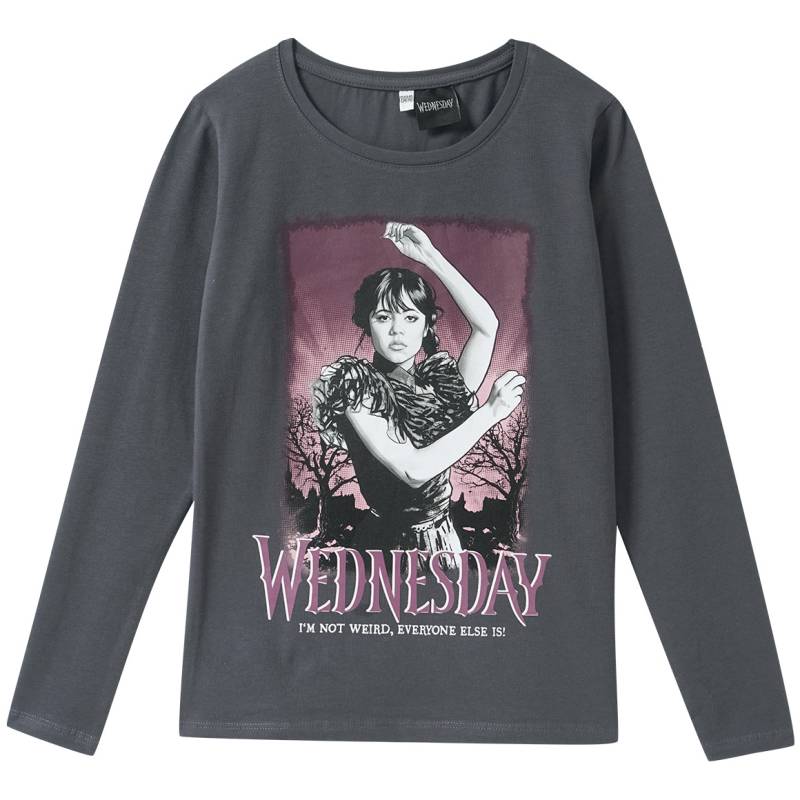 WEDNESDAY Langarmshirt mit großem Print von Yigga