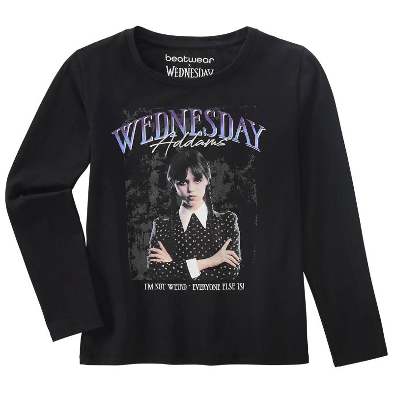 WEDNESDAY Langarmshirt mit großem Print von Yigga