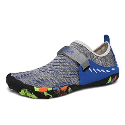 Yigoo Badeschuhe Herren Damen Barfußschuhe Wasserschuhe Aquaschuhe Strandschuhe Atmungsaktiv Fitness Schuhe Sport Outdoor Schnell Trocknend Schwimmschuhe Weich Sohle rutschfest Blau 40 Yigoo Badeschuhe Herren Damen Barfußschuhe Wasserschuhe Aquaschuhe Strandschuhe Atmungsaktiv Fitness Schuhe Sport Outdoor Schnell Trocknend Schwimmschuhe Weich Sohle rutschfest Blau 40 von Yigoo