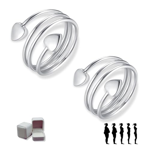 Yigoo Sömni ring gegen Wechseljahresbeschwerden Damen,Magnettherapie Ring für Entspannung, Schlaf & Akupressur,Verstellbarer mit Geschenkverpackung 2PS A2 von Yigoo