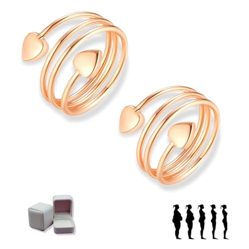 Yigoo Sömni ring gegen Wechseljahresbeschwerden Damen,Magnettherapie Ring für Entspannung, Schlaf & Akupressur,Verstellbarer mit Geschenkverpackung 2PS A3 von Yigoo