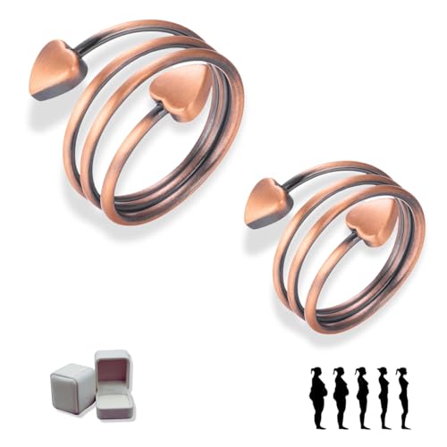Yigoo Sömni ring gegen Wechseljahresbeschwerden Damen,Magnettherapie Ring für Entspannung, Schlaf & Akupressur,Verstellbarer mit Geschenkverpackung 2PS A4 von Yigoo
