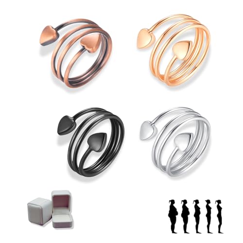 Yigoo Sömni ring gegen Wechseljahresbeschwerden Damen,Magnettherapie Ring für Entspannung, Schlaf & Akupressur,Verstellbarer mit Geschenkverpackung 4PS A8 von Yigoo