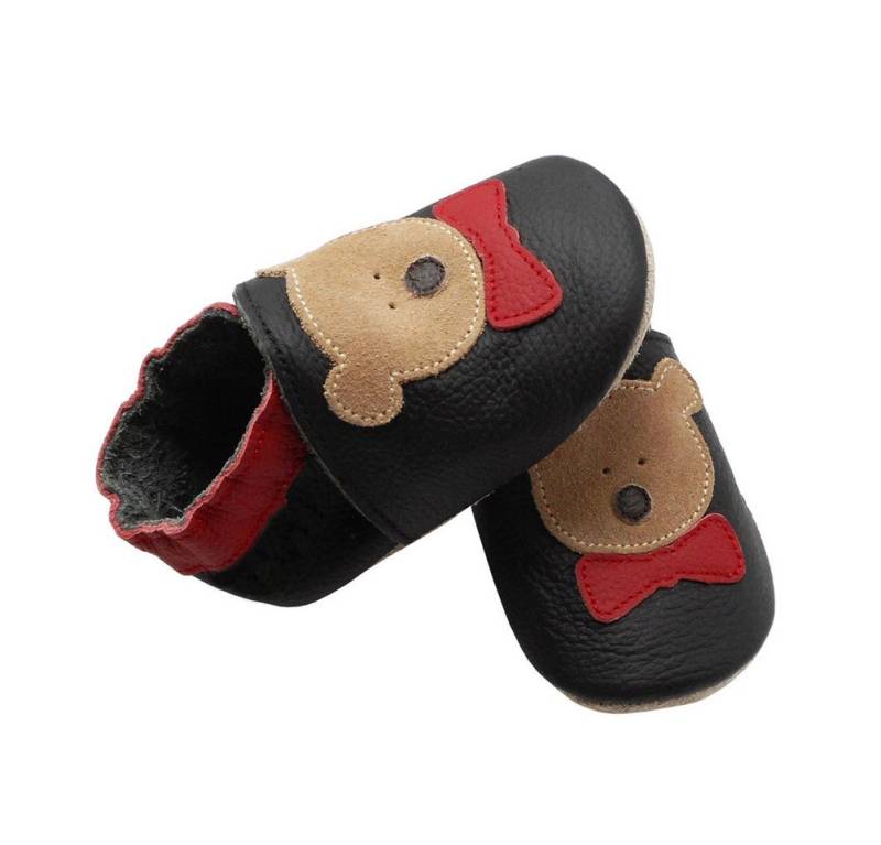 Yihakids Baby Krabbelschuhe Lauflernschuhe Hausschuhe Lederschuhe Tragen Barfußschuh Rutschfest von Yihakids