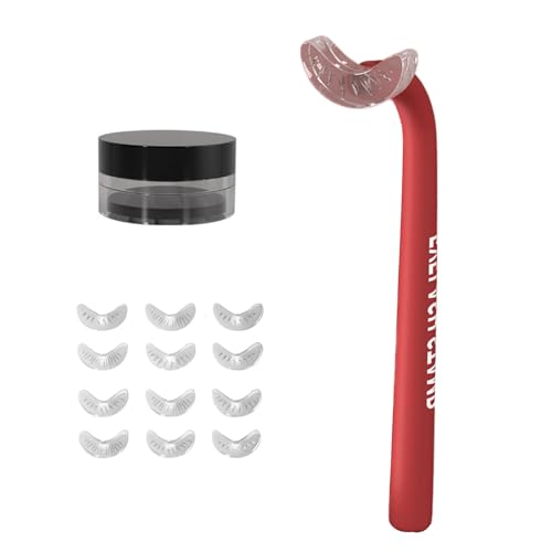 Yiiannda Wiederverwendbares Unterwimpern-Stempel-Werkzeug, Silikon Abnehmbares Augen-Make-up-Werkzeug, untere Wimpernverlängerung Natürliches Make-up für Make-up-Anfänger von Yiiannda