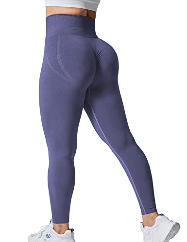 Yiifit High Waist Seamless Yoga Pants Tummy Control Workout Running Exercise Gym Fitness Leggings Slate Blue M Yiifit High Waist Seamless Yoga Pants Tummy Control Workout Running Exercise Gym Fitness Leggings Slate Blue M von Yiifit