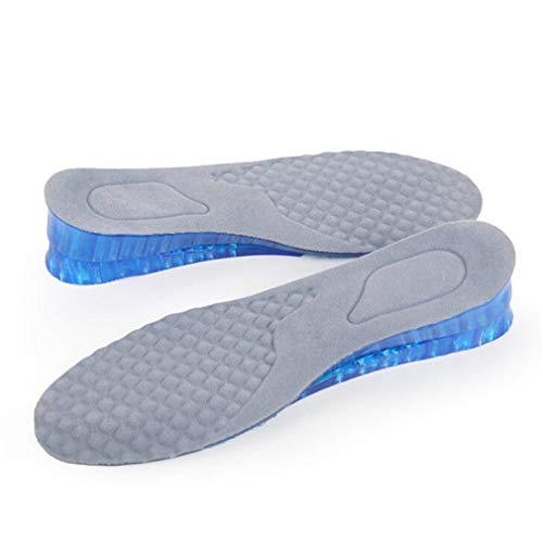 Unisex Einlegesohlen Erhöhung Silikon für Damen und Herren, Unsichtbare Erhöhung Einlegesohle Schuh Pad Erhöhende Gel Schuheinlagen Schmerzlinderung für Alltag und Beruf,Einstellbare (EU 35-39) von Yikoly