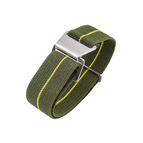 Yilaba 18/20/22/24mm Schnellverschluss-Sportuhrenarmband aus elastischem Nylon mit Fallschirm Yilaba 18/20/22/24mm Schnellverschluss-Sportuhrenarmband aus elastischem Nylon mit Fallschirm von Yilaba