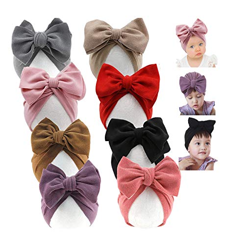 Yili Maizi Baby Turban Neugeborene Baby Mädchen Krankenhausmütze Baumwolle Kleinkind Kinderzimmer Beanie Headwrap Bohemia Donuts Cap von Yili Maizi