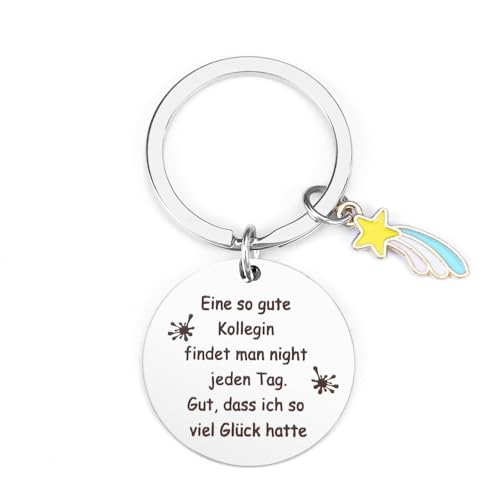 Yilousy Kollegen Geschenk, Schlüsselanhänger Kollegin, Kollegin Abschiedsgeschenk, Abschiedsgeschenk Kollegen Rente, Lieblingskollegin Geschenk Schlüsselanhänger, Geschenk Kollegin Weihnachten von Yilousy