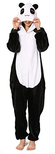 Yimidear Unisex Adult Pyjamas Cosplay Tier Onesie Nachtwäsche Nachtwäsche, Giant Panda, XL von Yimidear