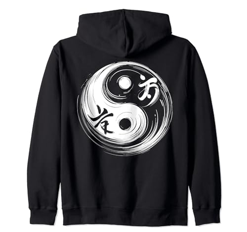 Cool Yin und Yang Symbol Kalligraphie Kunst Stil Männer Frauen Kapuzenjacke Cool Yin und Yang Symbol Kalligraphie Kunst Stil Männer Frauen Kapuzenjacke von Yin and Yang Symbol Calligraphy Art Store