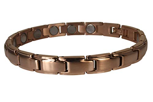 Extrastarkes Magnetarmband mit 18 Neodym Magneten im Stil rotgold, Länge 20,5cm. Deutsche Firma mit Garantie Extrastarkes Magnetarmband mit 18 Neodym Magneten im Stil rotgold, Länge 20,5cm. Deutsche Firma mit Garantie von Yinga-Vital