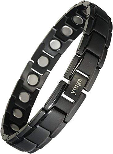 Extrastarkes Magnetarmband mit 18 Neodym Magneten von Yinga-Vital. Stil Schwarz. Länge 21,5cm. Deutsche Firma mit Garantie. Extrastarkes Magnetarmband mit 18 Neodym Magneten von Yinga-Vital. Stil Schwarz. Länge 21,5cm. Deutsche Firma mit Garantie. von Yinga-Vital
