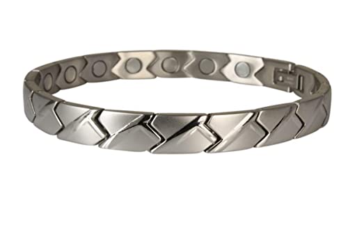 Original YINGA-VITAL Magnetschmuck. Magnetarmband aus Titan mit 18 Magneten - Extrem leichtes Magnetarmband aus Titan mit 18 Magneten im Stil silber. Länge 19,5cm Original YINGA-VITAL Magnetschmuck. Magnetarmband aus Titan mit 18 Magneten - Extrem leichtes Magnetarmband aus Titan mit 18 Magneten im Stil silber. Länge 19,5cm von Yinga-Vital