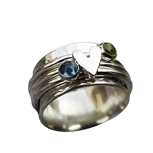 Diamant Mode Frauen Schmuck Ring Frauen Intarsien Ring Ring Verlobungsring Persönlichkeit Ringe Wie man Ihren Finger für einen Ring Größe, Sl, 5 von Yinguo