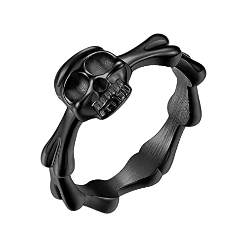 Vitality Ring Einzigartiger Ring Persönlichkeit Kreative Mode Herren Damen Ringe Geschenk Ringe, Schwarz , 5 von Yinguo