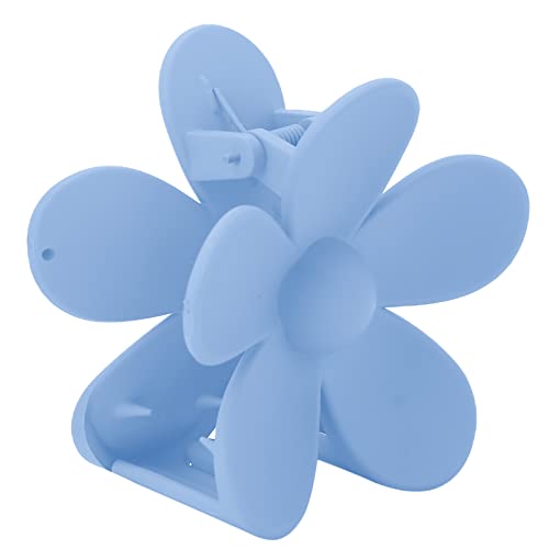 Blume Haarspange, Süße Haarkralle Clips Rutschfestes Styling Blumenclip Matte Haarschmuck für Frauen Mädchen Geschenke Große Blume Haarspange(Blau) von Yinhing