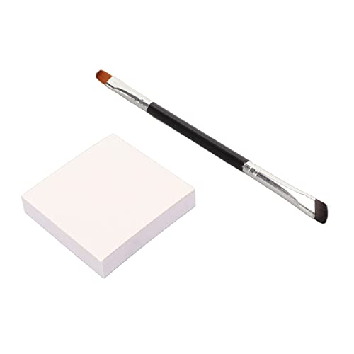 Einweg-Make-up-Mischpapier, Doppelseitiger Eyeliner-Detailpinsel, Nagellack-Mischpapier für Nagelstudios, Nagelkünstler (S) von Yinhing