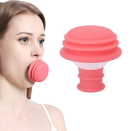 Face Neck Toning Exerciser für Frauen, V-förmiges Doppelkinn-Trainingsgerät für Facelifting, Hautstraffung, Kiefertrainer für Männer und Frauen, Prallere Lippen von Yinhing