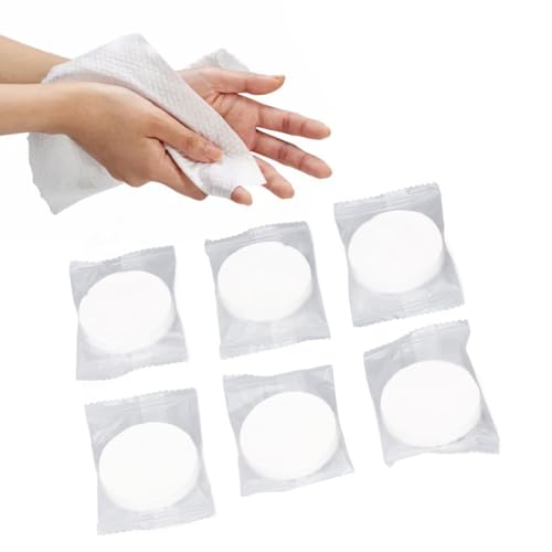 Komprimierte Handtücher, 20 Stück Dicke Tragbare Einweg-Komprimierungshandtuchtabletten, Sehr Saugfähiges, Weiches, Nicht Gewebtes Gesichtshandtuch von Yinhing