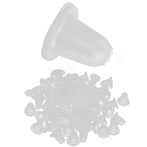 Yinhing 100pcs Tattoo Tintenbecher, Silikon -Einweg für Mikroblading -Pigmentkappen Permanentes Make -up (Kleiner weicher Silikonbecher) von Yinhing