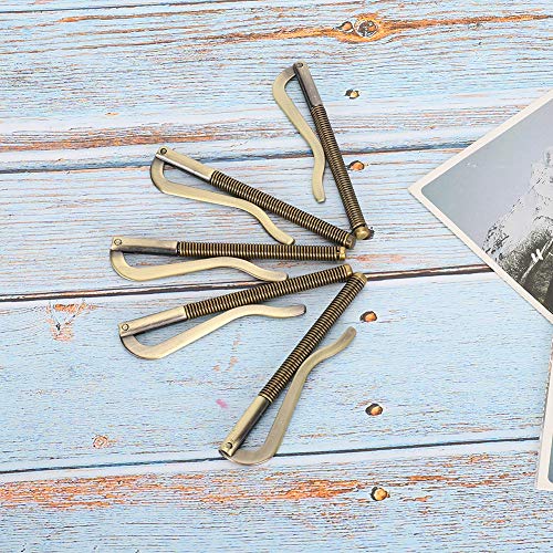 Yinhing Geldclip, Brieftaschenclip mit 5pcs Hoher Härte Spring 80 -mm -Geldclip Brieftasche für Lederbrieftasche (antike Bronze) von Yinhing