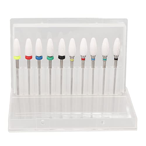 Yinhing Nagelbohrer Bits Halter, 10 Prozent mit Unterschiedlicher Oberflächenrauheit Zum Mahlen, Reinigen, Polieren, 20 Löcher -Organizer von Yinhing